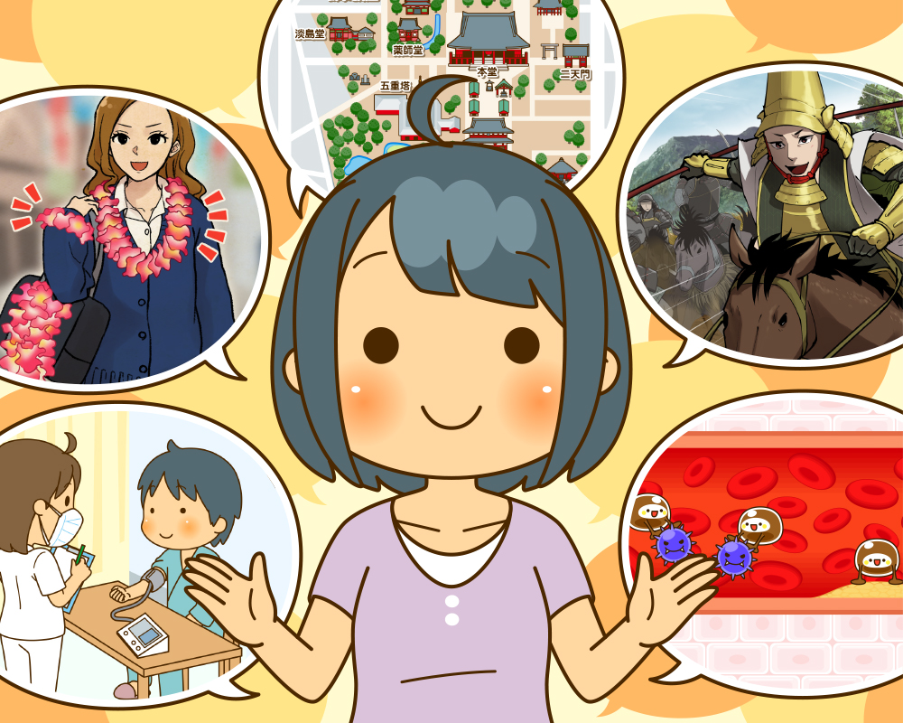 クリエイティブ事業を紹介するページのブロックです。イラストやデザイン様々なコンテンツでお客様のご希望にお応えします。